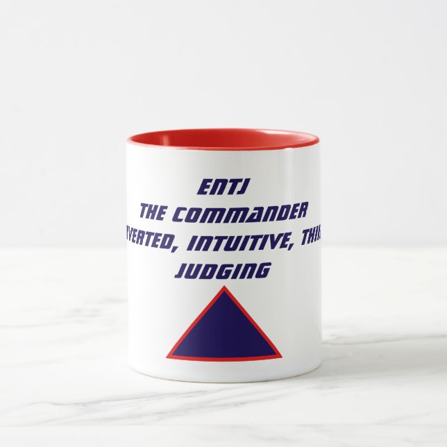 ENTJ Commander Tasse (Zentrum)