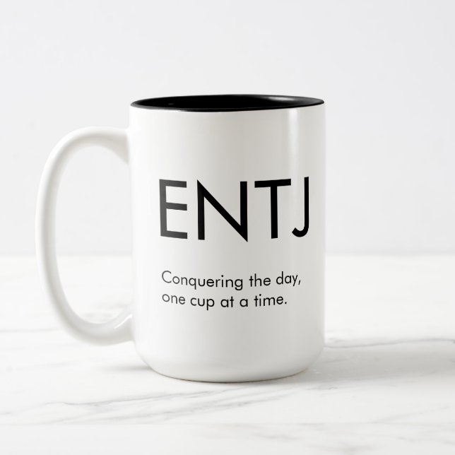 ENTJ Jour de conquête Mug Gift (Gauche)