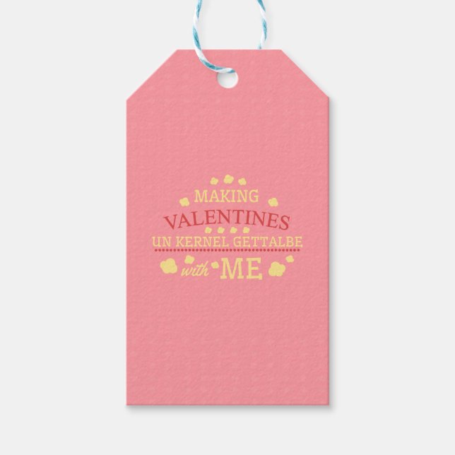 Entkernellose Ventile mit mir Geschenkanhänger (Vorderseite)