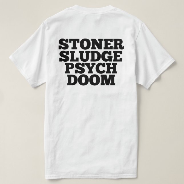 Entkerner-Schlamm Psych Schicksals-T - Shirt (Design Rückseite)