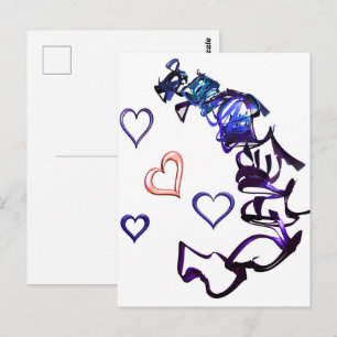Entketten Sie die Postkarte für mein Herz