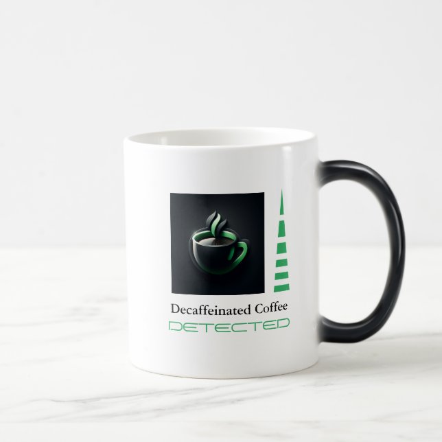 Entkoffeinierte Kaffee-Erkennung Morphing-Tasse WO Verwandlungstasse (Rechts)