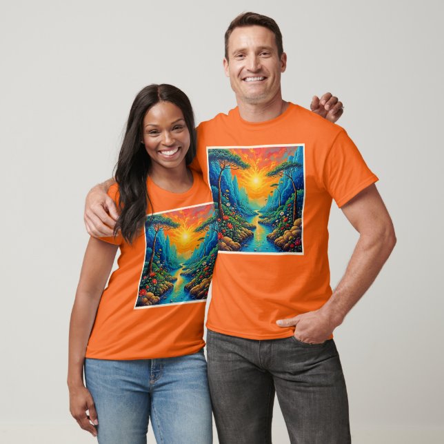 Entkommen in Naturkundedesign T-Shirt (Unisex)