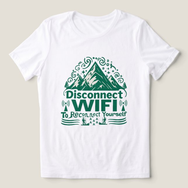 Entkommen Sie dem digitalen Rückspiel mit der Natu Tri-Blend Shirt (Design Vorderseite)