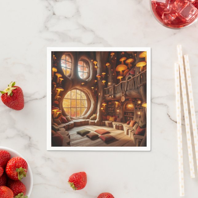 Entkopplung des Whimsical Herbst Serviette (Beispiel)