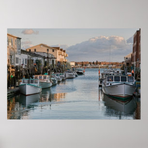 Entlang dem Dock-Korken-Plakat Poster