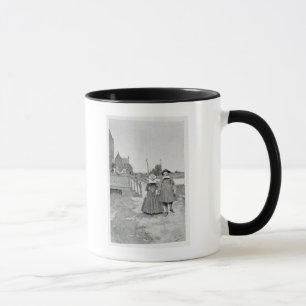 Entlang dem Kanal in altem Manhattan Tasse