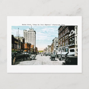 "Entlang der Dixie Highway", Chattanooga, Tenn. Postkarte