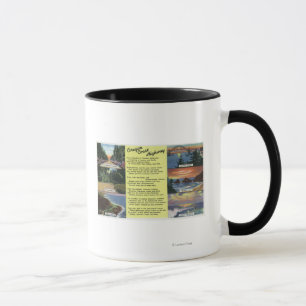 Entlang der Oregon-Küsten-Landstraße mit einem Tasse
