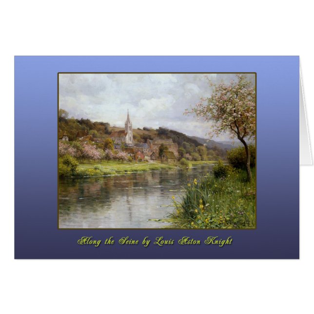 Entlang der Seine von Louis Aston Knight (Vorderseite (Horizontal))