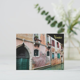 Entlang der Venedig-Kanäle Postkarte
