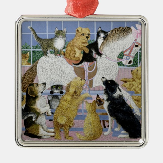 Entlang für der Fahrt Ornament Aus Metall (Vorne)