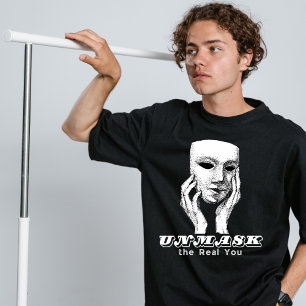 Entlarve den wahren Menschen Streetwear T-Shirt