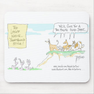 ENTLASSUNGS-MITTEILUNG - Mousepad