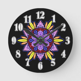Entlastete Round-Clock Runde Wanduhr