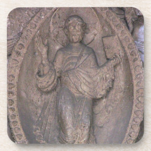 Entlastung, die Christus in einem mandorla, von Getränkeuntersetzer