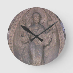 Entlastung, die Christus in einem mandorla, von Runde Wanduhr