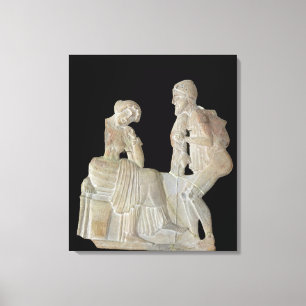 Entlastung, die Odysseus und Penelope darstellt Leinwanddruck