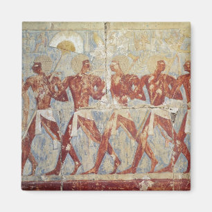 Entlastung, die Parade zu Ehren Hathor darstellt Magnet