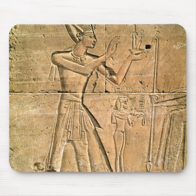 Entlastung, die Tuthmosis III machend darstellt Mousepad (Vorne)