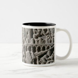 Entlastung, welche die Belagerung von Carcassonne Zweifarbige Tasse