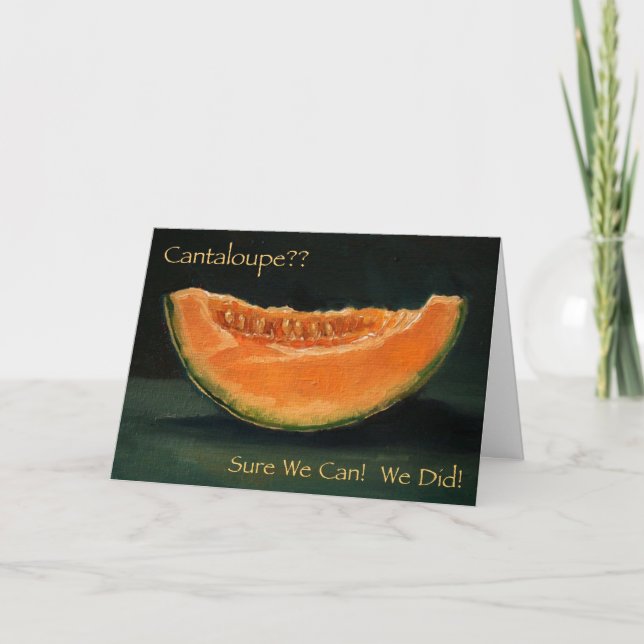 ENTLAUFEN-MITTEILUNG: LUSTIG: CANTELOUPE EINLADUNG (Vorderseite)