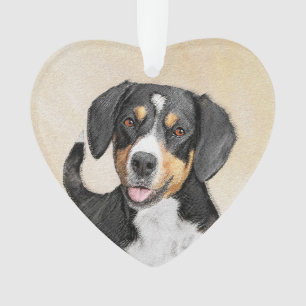 Entlebucher Mountain Dog Peinture - Art original