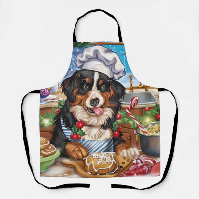 Entlebucher Mountain Holiday Baking: Festlich Schürze (Vorderseite)