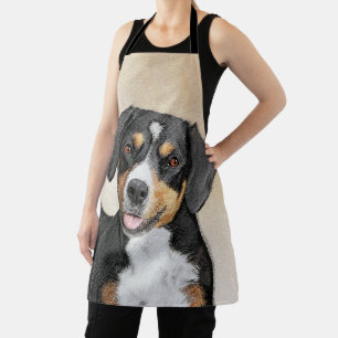 Entlebucher Mountain Hunde Malerei Original Hunde Schürze