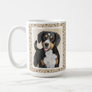Entlebucher Mountain Hunde Malerei - Originelle Ku Kaffeetasse