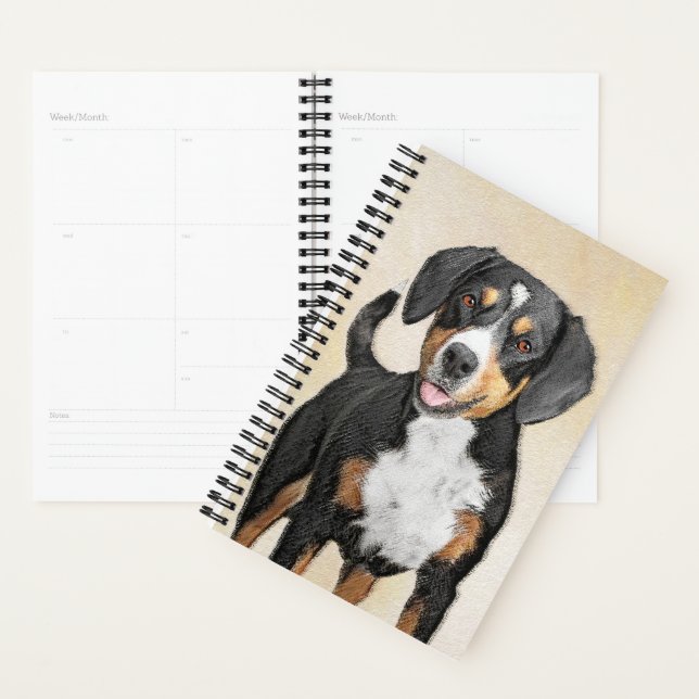 Entlebucher Mountain Hunde Malerei - Originelle Ku Planer (Anzeige)