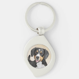Entlebucher Mountain Hunde Malerei - Originelle Ku Schlüsselanhänger