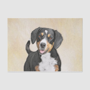 Entlebucher Mountain Hunde Malerei - Originelle Ku Seidenpapier