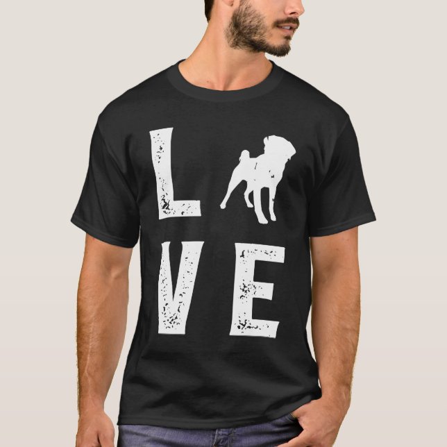 Entlebucher Sennenhund Love  1 T-Shirt (Vorderseite)