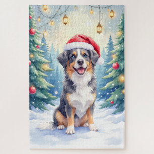 Entlebucher Sennenhund Schneewald Santa