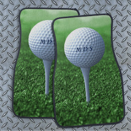 Entleerung der Buggy des Golfkarts Grüne Fußbodenm Autofußmatte