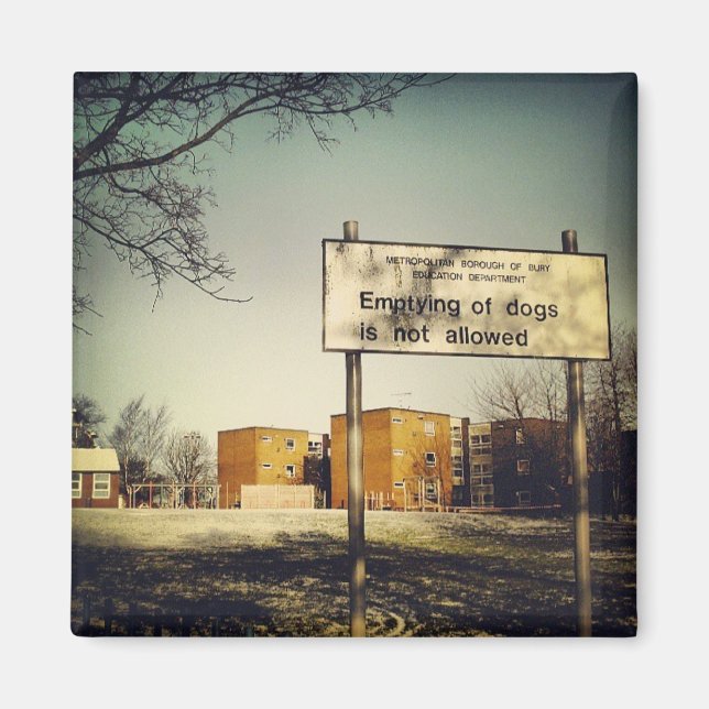 Entleerung des Hundes Magnet (Vorne)