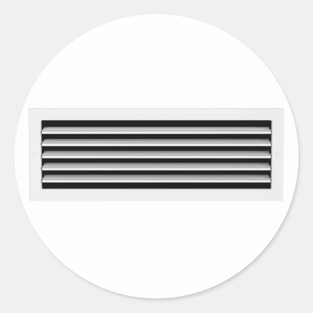 Entlüftung Runder Aufkleber (Vorderseite)
