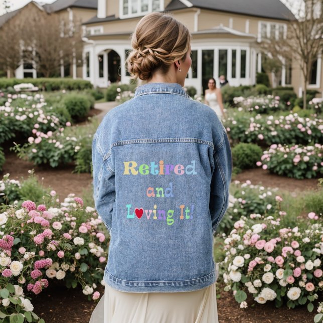 Entmüde und liebend! jeansjacke (Hochzeit Rückseite)