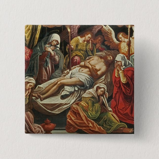 Entombment von Christus, Villabranca Button (Vorderseite)