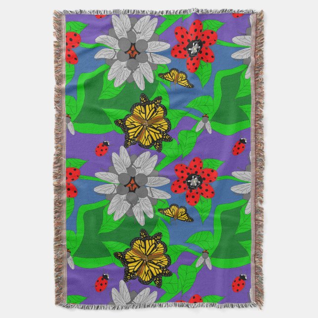 Entomologen Bouquet Decke (Vorderseite Vertikal)