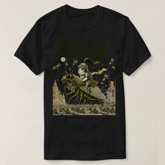 Entomologie Cicada Lover Cicada Fest 2024 Broods X T-Shirt (Design vorne)