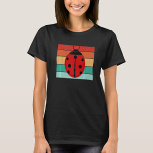 Entomologie Entomologen Insekt Retro Ladybug T-Shirt