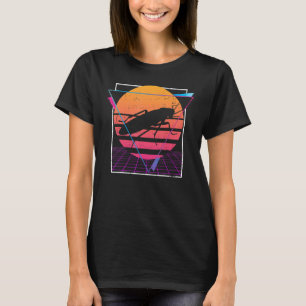 Entomologie Kakerinsekt Vaporwave Roach Entomo T-Shirt