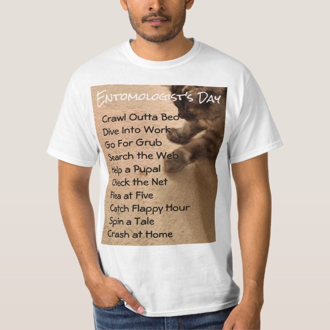 Entomologie-Spaß-Shirt durch RoseWrites T-Shirt (Vorderseite)