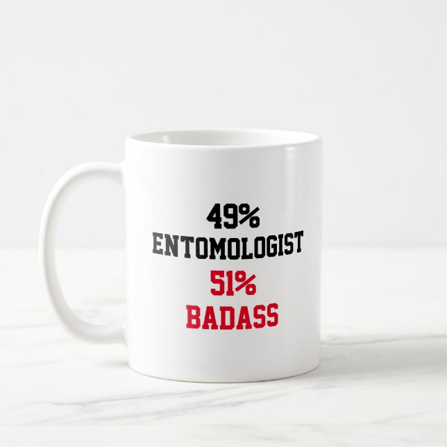 Entomologin Badass Kaffeetasse (Links)