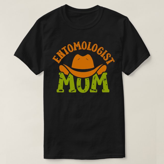 Entomologin Mama Job Entomology Team Insekten T-Shirt (Design vorne)