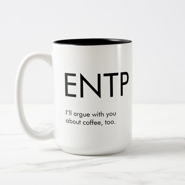 ENTP Argue café Mug cadeau (Gauche)