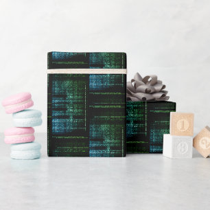 Entpacken Sie die digitalen Träume: Binäre Bliss Geschenkpapier