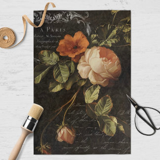 Entpackpapier für Vintage französische Rose Seidenpapier